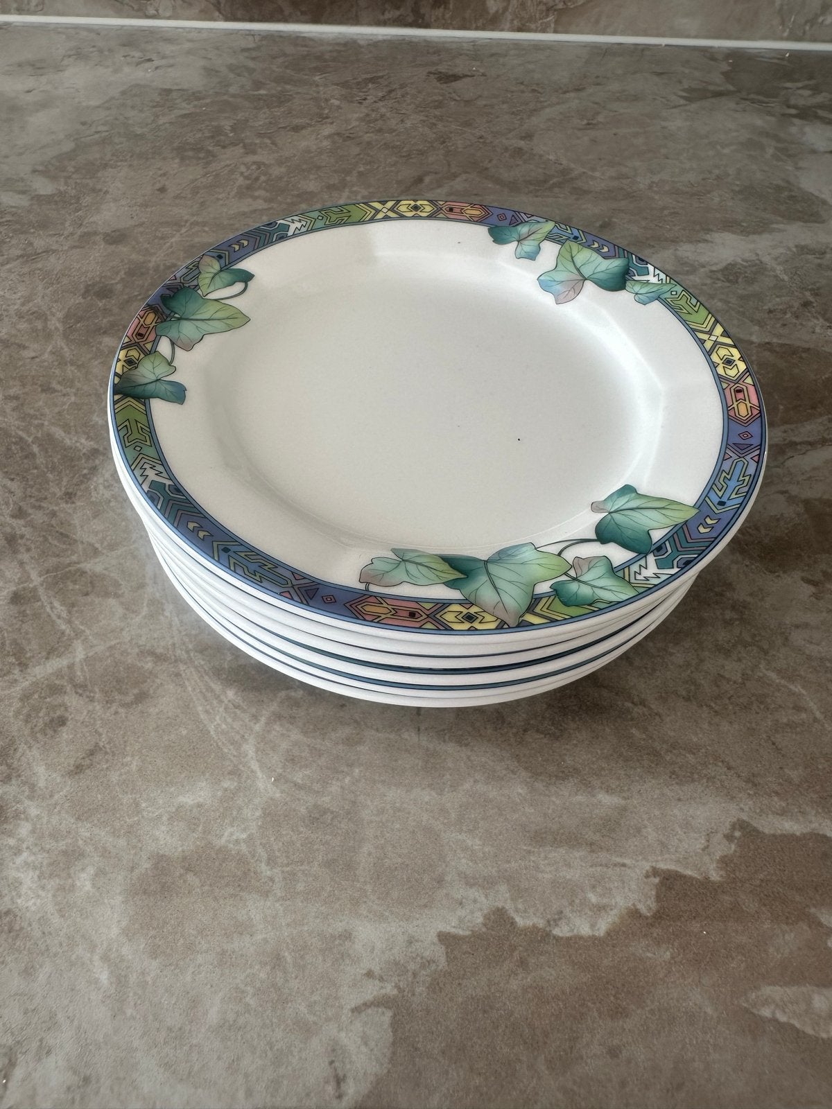 6 Villeroy & Boch Botanica schaaltjes - Ø 14,5 cm, Gebruikt, Villeroy & Boch, Vintage, Ophalen of Verzenden