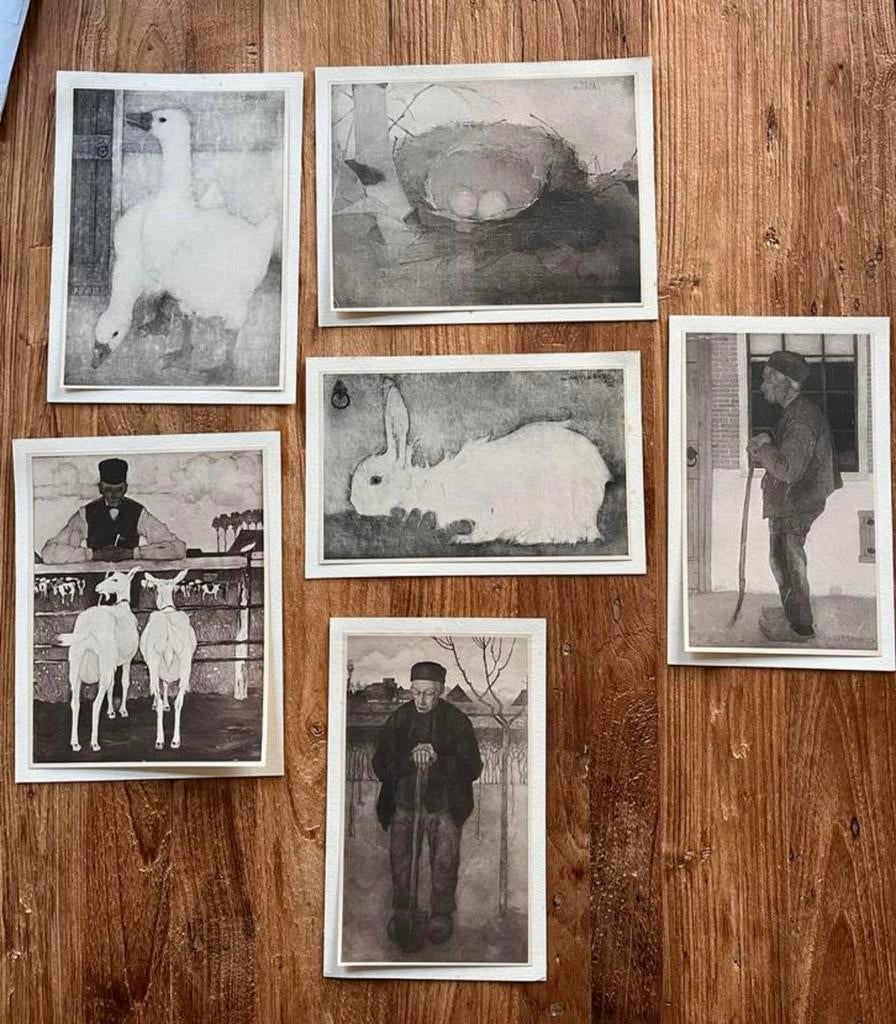 Jan Mankes 1889-1920 / 6 Heliogravures 1923, Verzenden