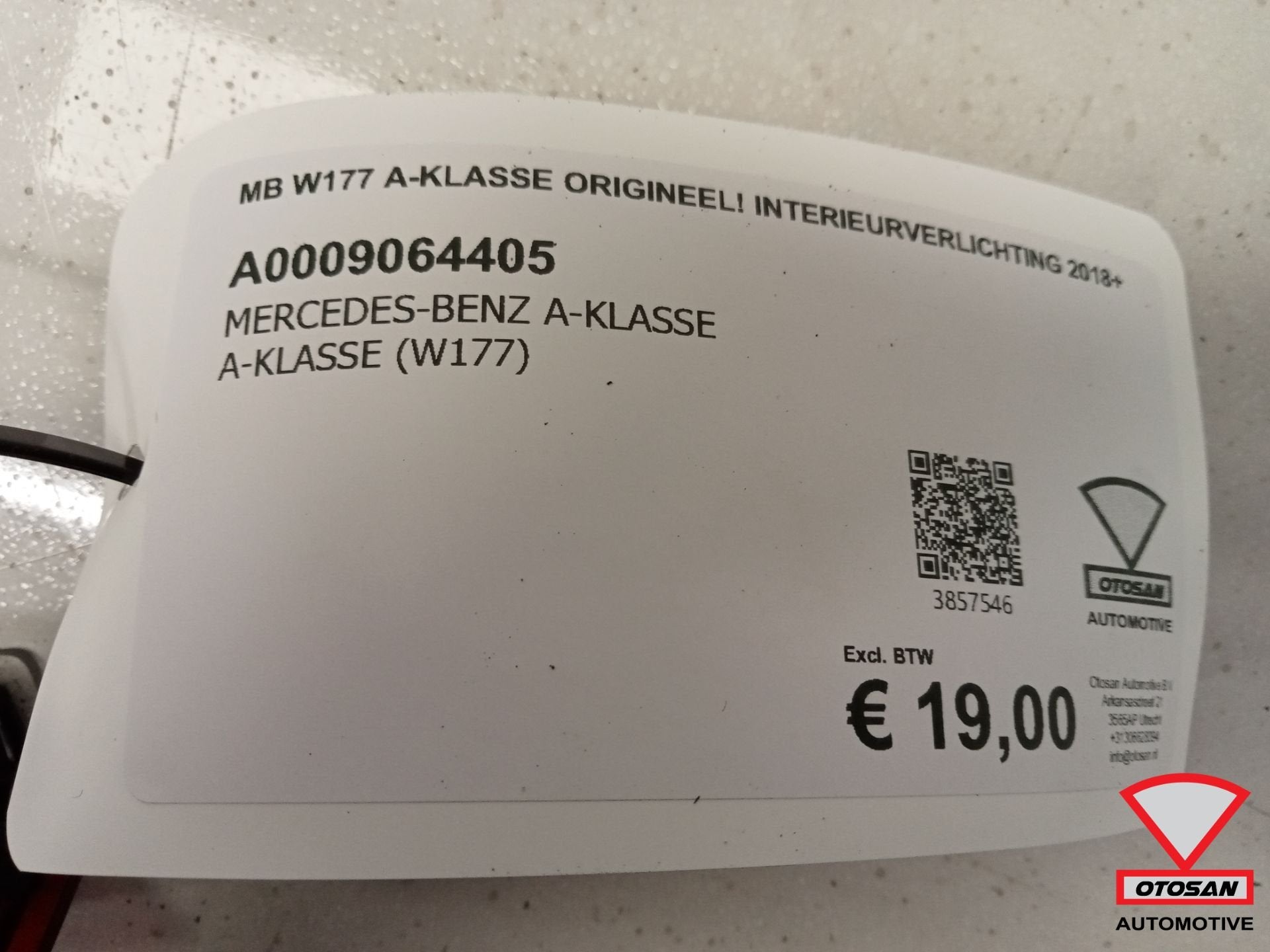 MB W177 A-Klasse Origineel! Interieurverlichting 2018+, Auto-onderdelen, Gebruikt, Mercedes-Benz AG, Mercedes-Benz, Ophalen of Verzenden