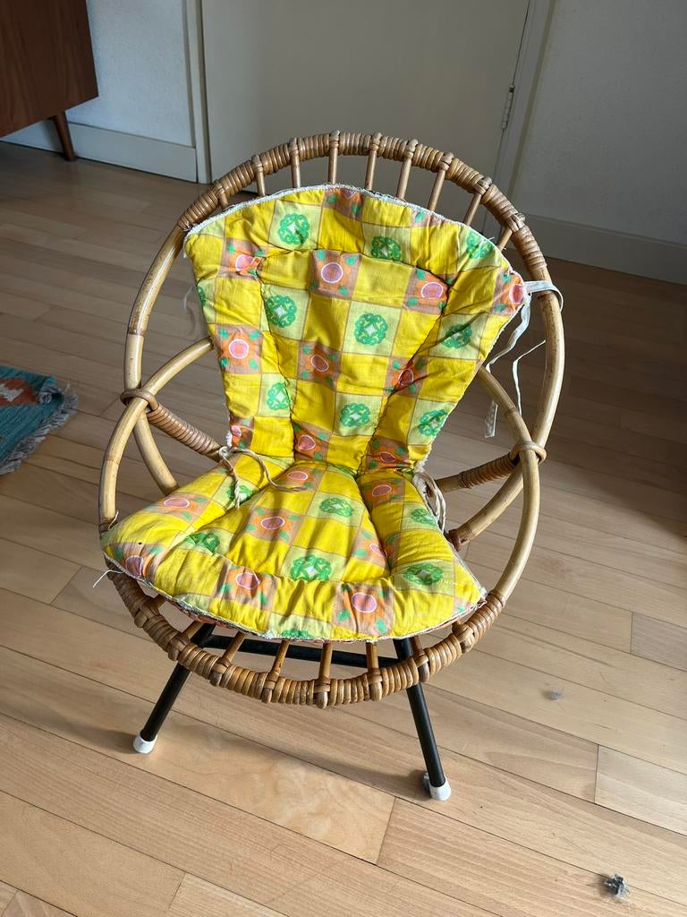 Rohe rotan kinderstoeltje in goede staat, Ophalen, Gebruikt, Stoel(en)