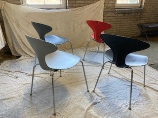 4 Vintage Danerka Ross Lovegrove Stoelen Orbit 2006, Huis en Inrichting, Ophalen, Sales@bernhardtdesign.com, Zo goed als nieuw