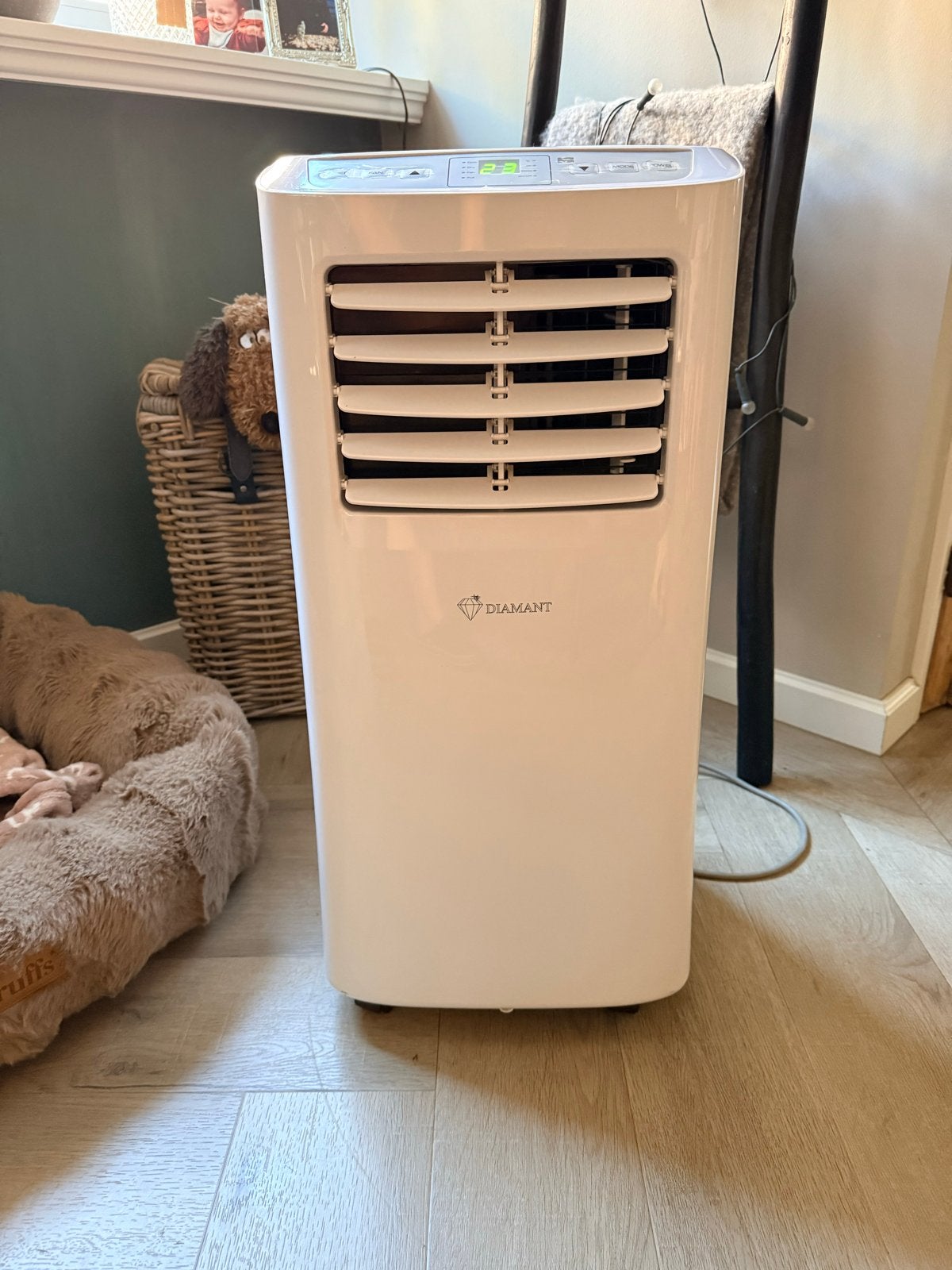 Mobiele airco Diamant 5000 Btu/h - Koelen en Ontvochtigen, Witgoed en Apparatuur, Ophalen, Minder dan 60 m³, 3 snelheden of meer
