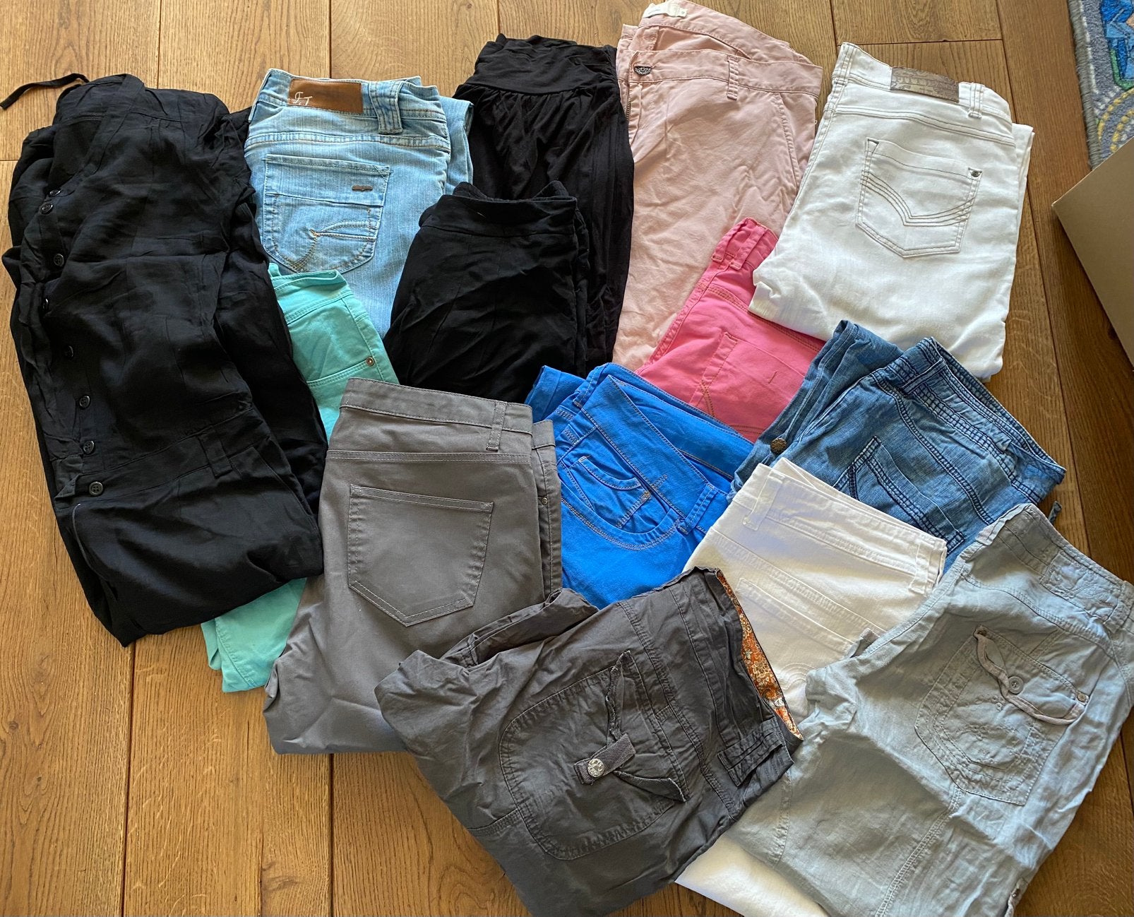 Dames broeken, Kleding | Dames, Ophalen of Verzenden, Gedragen, Maat 42/44 (L)