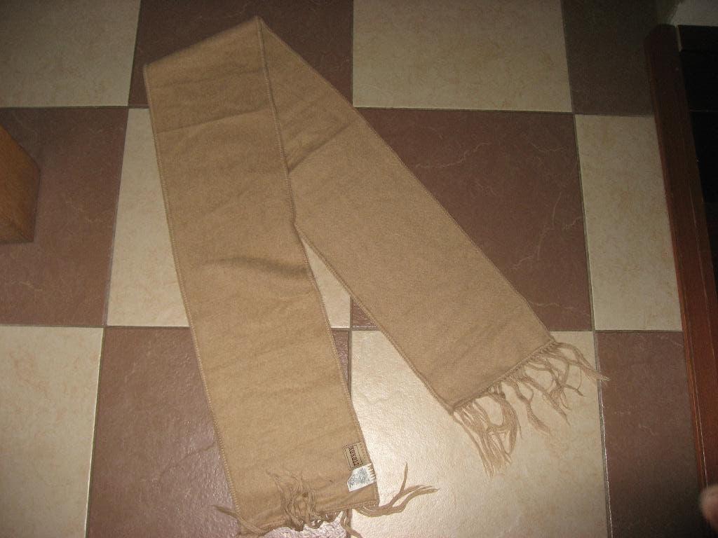 zgan zandkleur Alpaca damessjaal van Kukuli uit Peru, Kleding | Dames, Maat 38/40 (M), Zo goed als nieuw, Sjaal, Verzenden