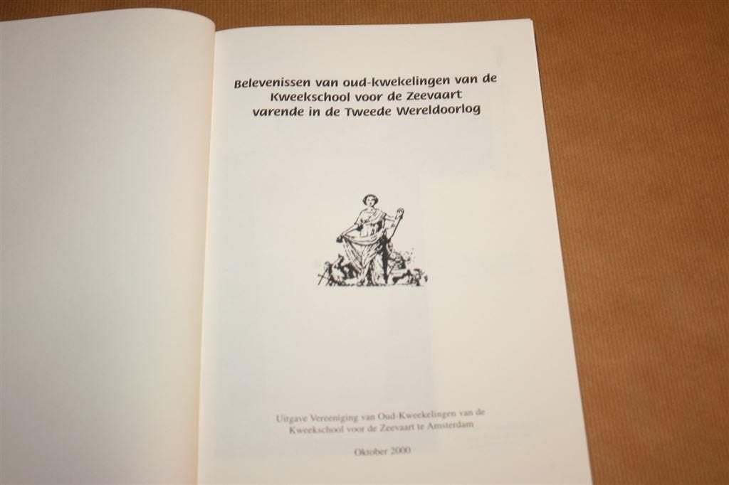 Boek. Kweekschool voor Zeevaart varende tijdens WO II., Gebruikt, N.v.t., N.v.t., Ophalen of Verzenden