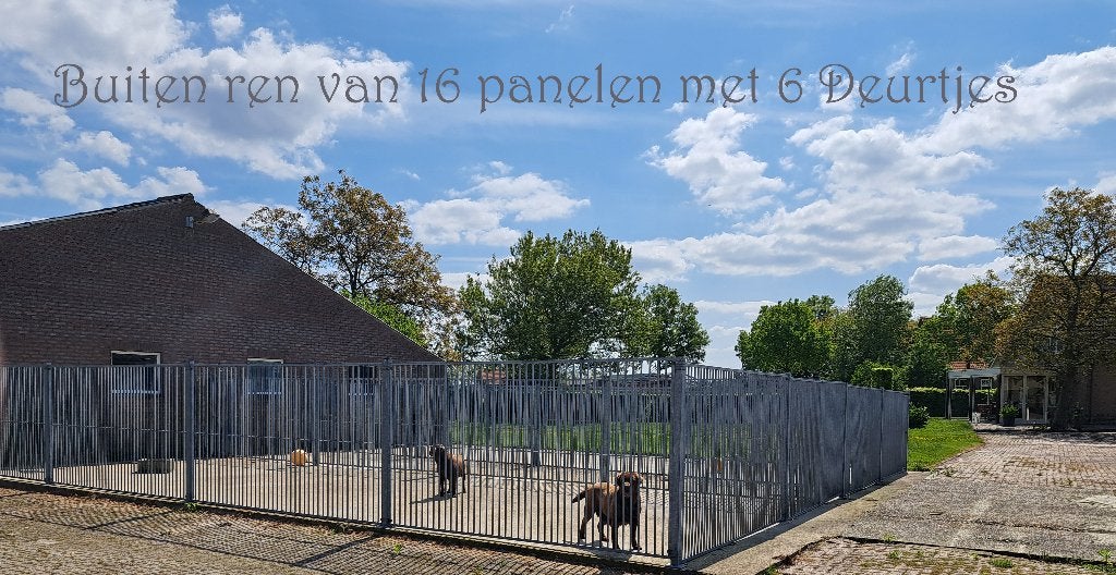 Honden Afrastering met toebehoren, Dieren en Toebehoren, Hondenhokken, Ophalen, Hondenkennel, 110 cm of meer, 100 cm of meer