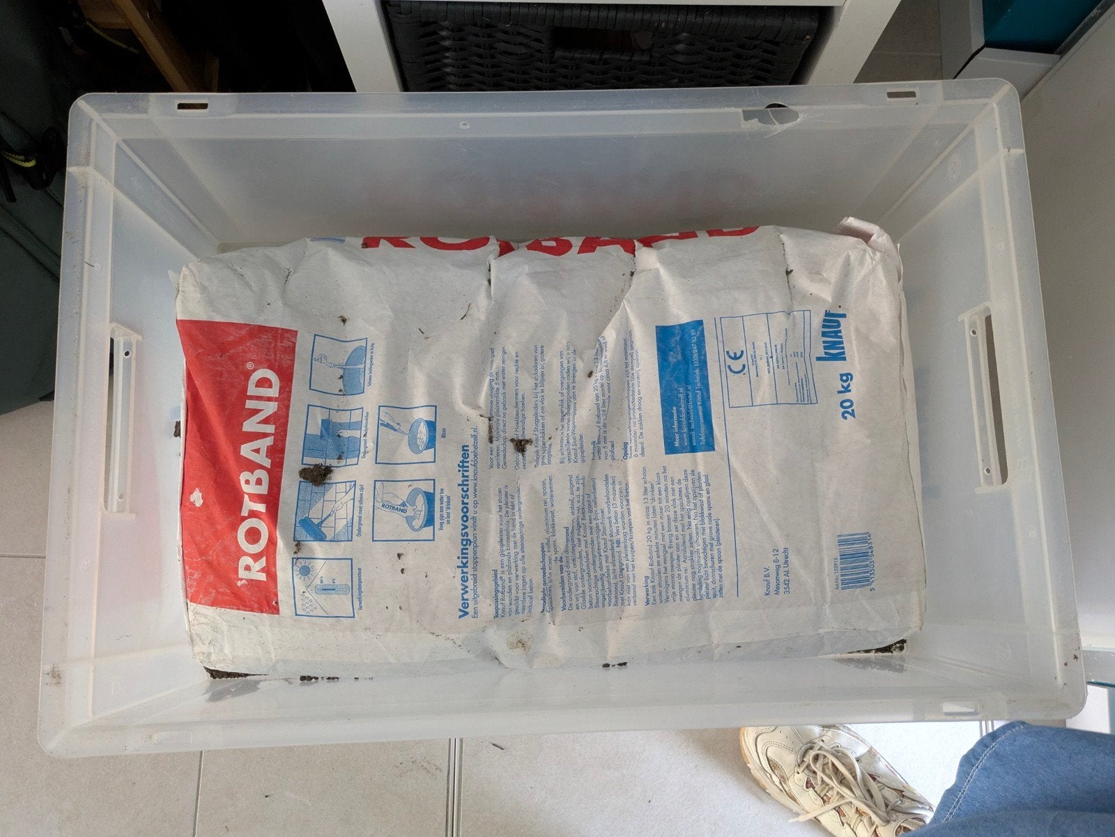 Knauf Rotband Stucgips 20 kg - Ongeopend, Ophalen, Nieuw