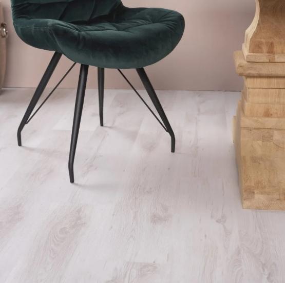 85m2 mooie witte eiken laminaat te koop!, 75 m² of meer, Wit, Ophalen of Verzenden, Zo goed als nieuw
