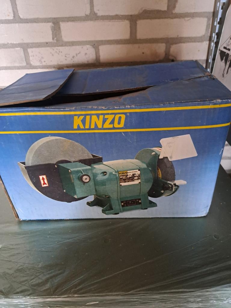 Kinzo Combi-bankslijpmachine 150/200mm 300W, Ophalen