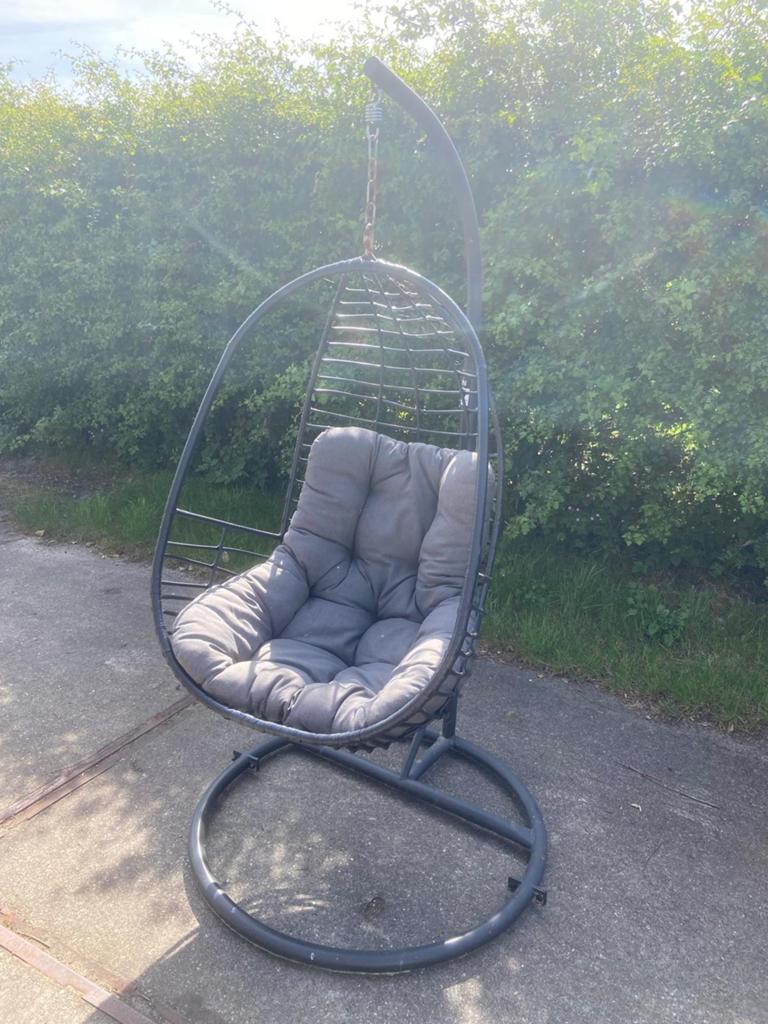 Hangstoel zwart, Tuin en Terras, Ophalen
