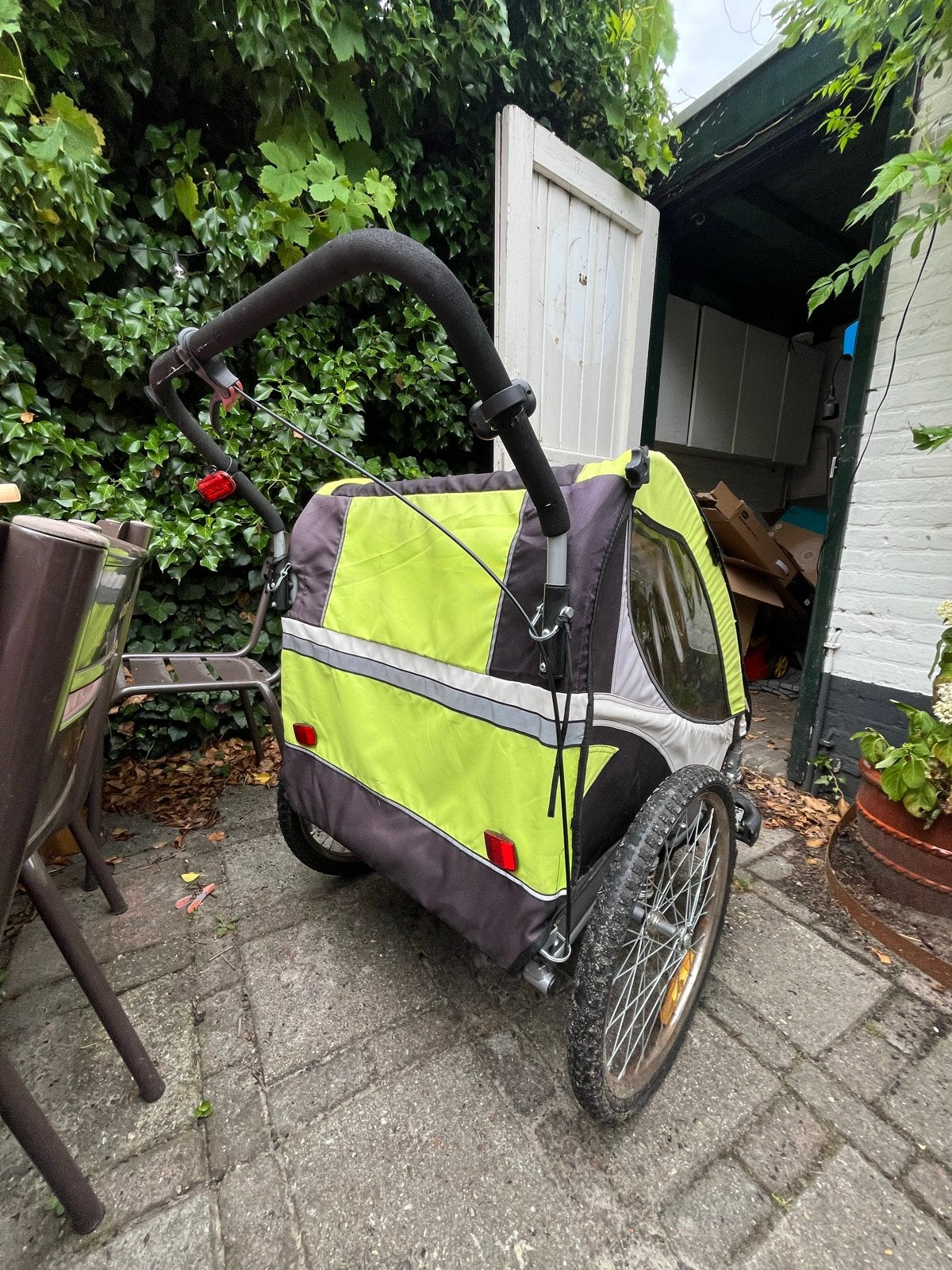 Multifunctionele Fietskar/Hardloopkar/Wandelwagen, Fietsen en Brommers, Fietsaccessoires | Aanhangers en Karren, Gebruikt, Kinderkar