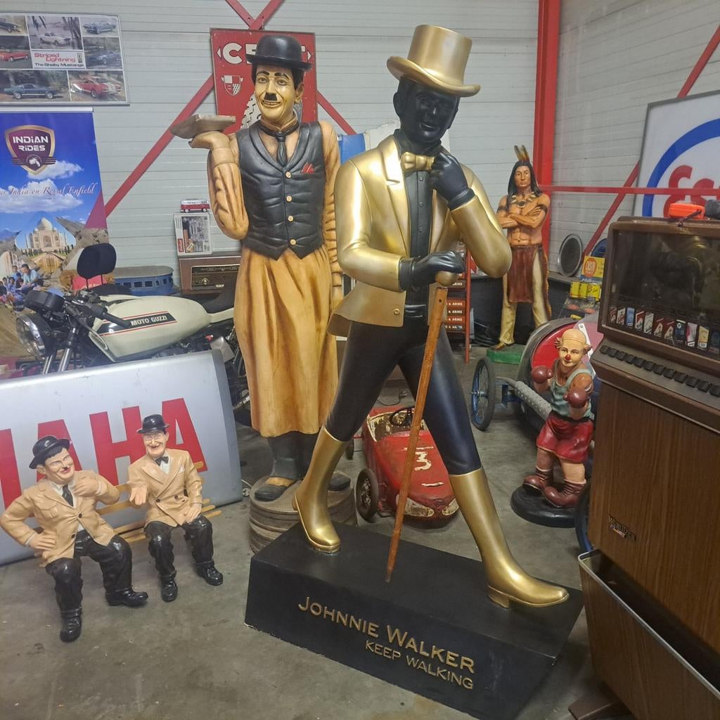 Johnnie Walker Black Label Beeld Xxl Org., Ophalen, Gebruikt, Reclamebord