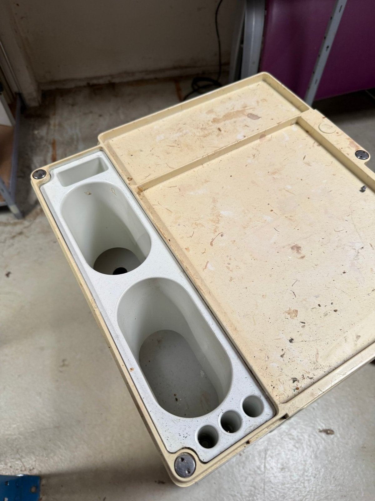 Boby Trolley Bieffeplast. Architecten trolly 95 cm hoog, Ophalen, Zo goed als nieuw, Ezel