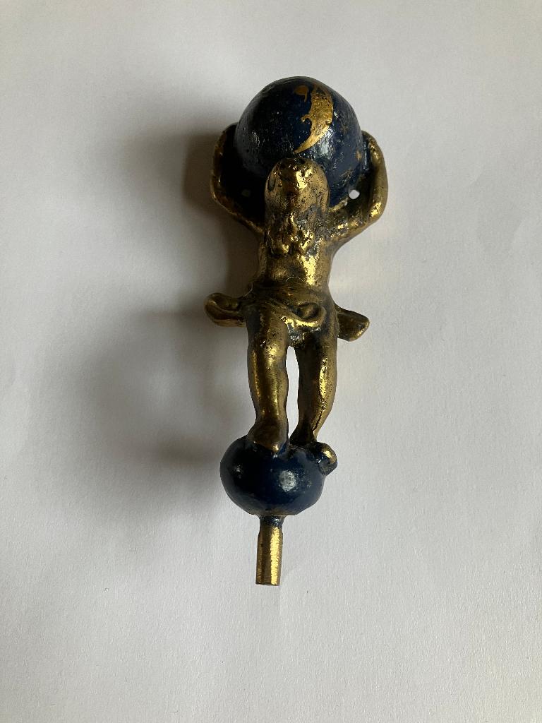 atlas figuur voor op klok zaanse onderdeel fries, Ophalen of Verzenden