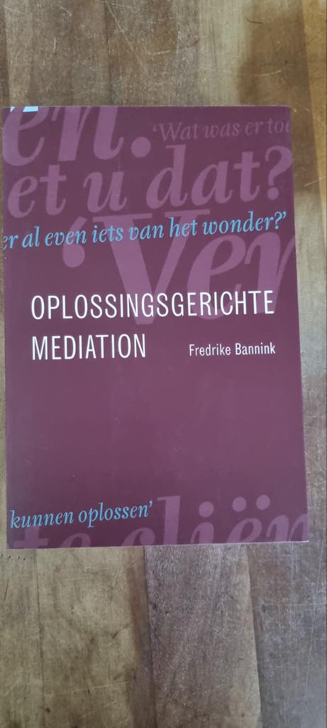 F.P. Bannink - Oplossingsgerichte mediation, F.P. Bannink, Ophalen of Verzenden, Zo goed als nieuw