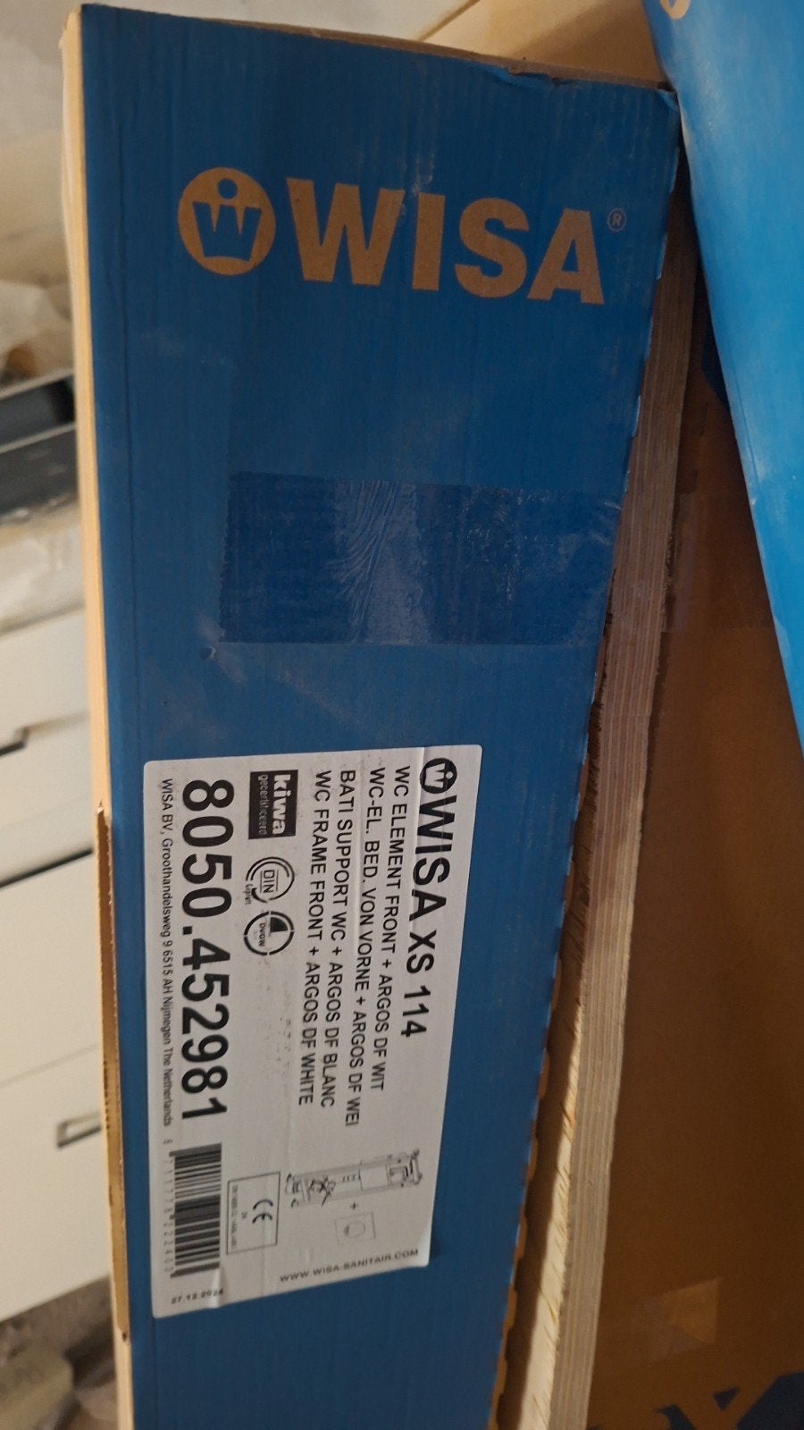 6x WISA XS 114 WC-element voor wandcloset, Ophalen, Nieuw, Toilet
