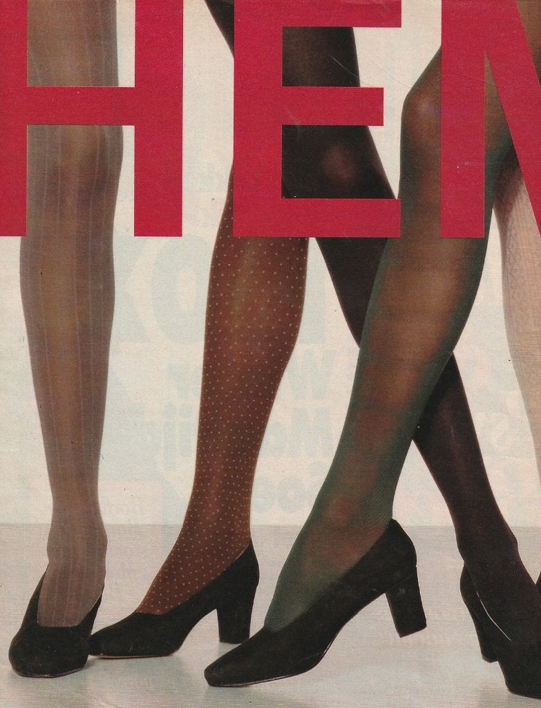Retro reclame 1993 Hema damesmode nylons panty's, Verzenden, Overige typen