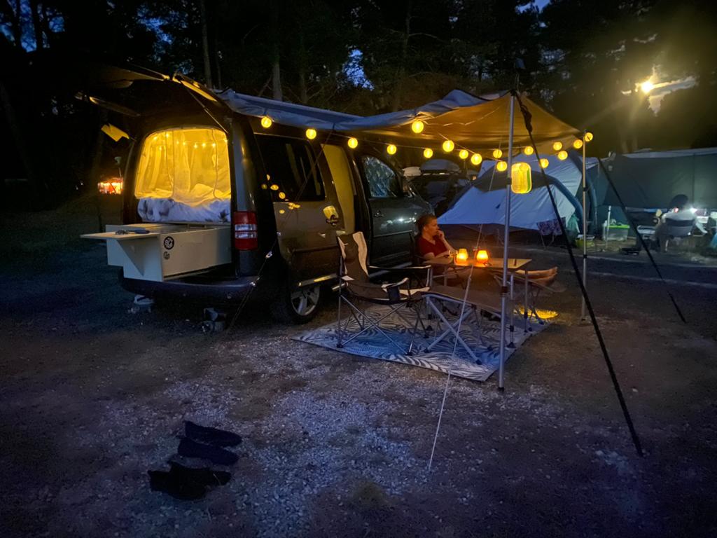 Camper inbouw VW Caddy, Caravans en Kamperen, Camper-accessoires, Ophalen, Zo goed als nieuw