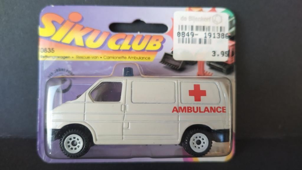 Volkswagen VW Transporter T4 ambulance Siku 0635 Pol, Schlittenbacherstrasse 60 Lüdenscheid Germany, Auto, Verzenden, Nieuw