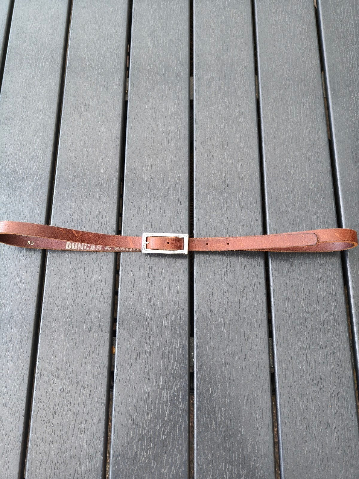 Mooie bruine riem van het merk Duncan & Brown, Kleding | Dames, Riemen en Ceinturen, Tailleriem, Ophalen of Verzenden, Zo goed als nieuw