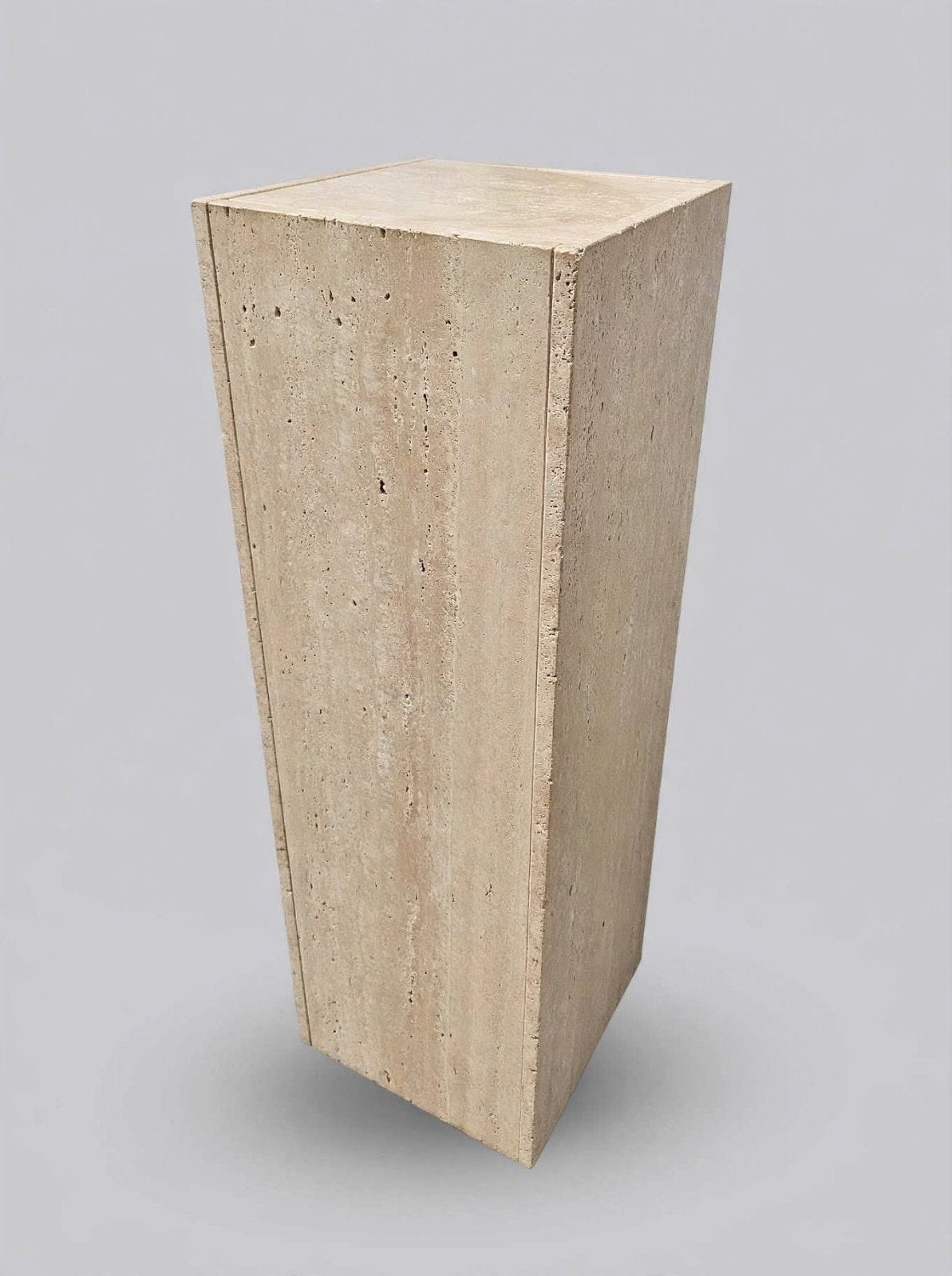 Travertin Marmeren Pilaar 110 cm hoog, 36 cm, Ophalen
