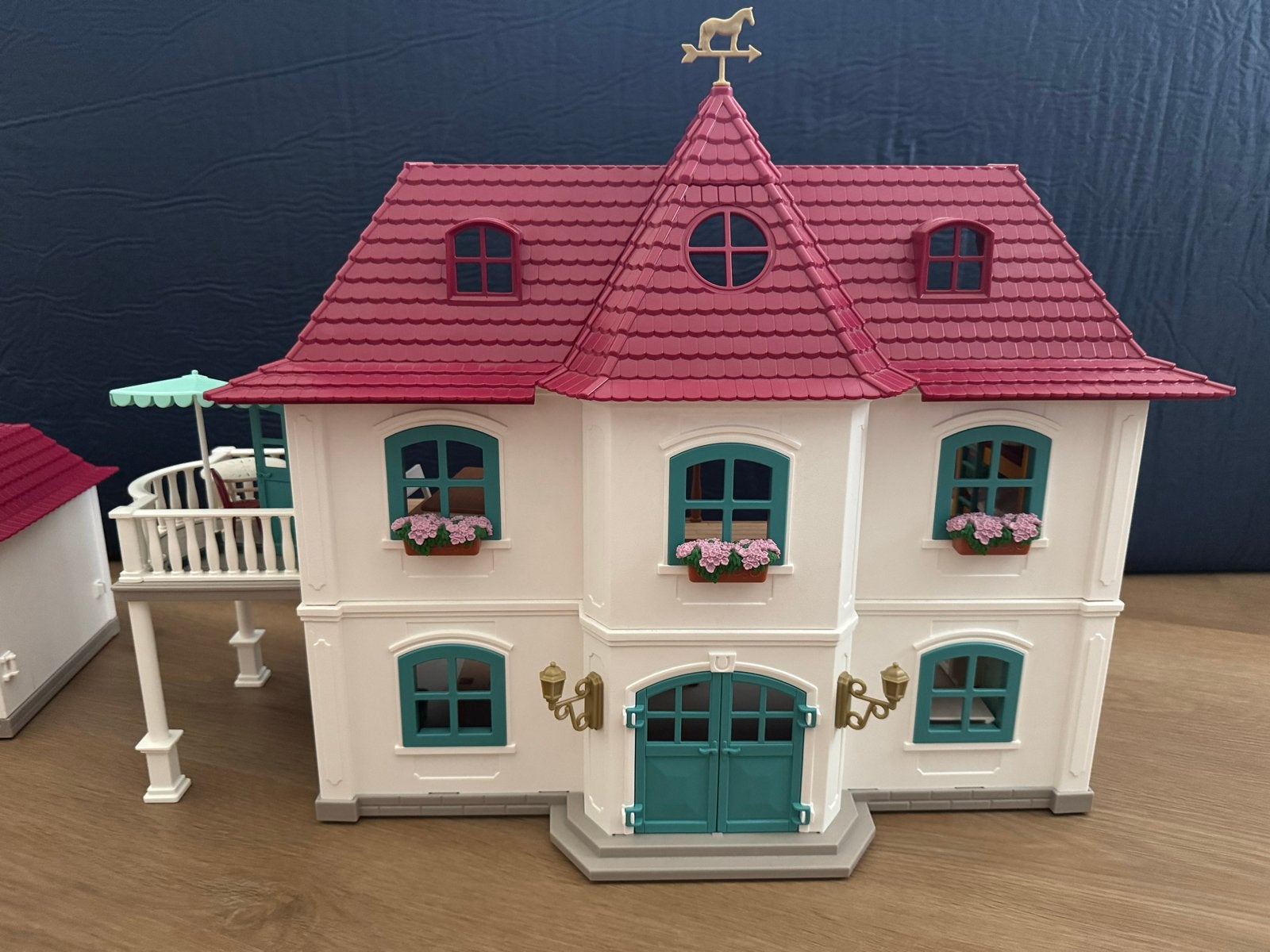Schleich HORSE CLUB Lakeside manege 42551 met extra's, Kinderen en Baby's, Speelgoed | Overig, Ophalen, Gebruikt, Jongen of Meisje