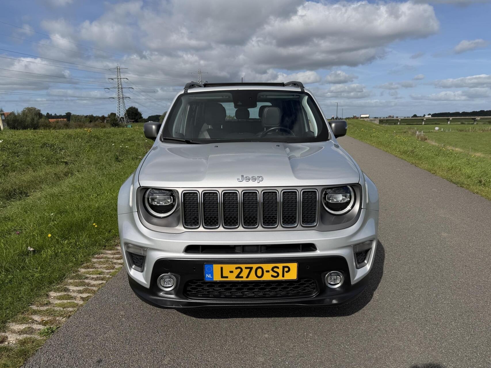Jeep Renegade 1.0T Limited, Auto's, Voorwielaandrijving, Met garantie (alle), Leder, Bedrijf