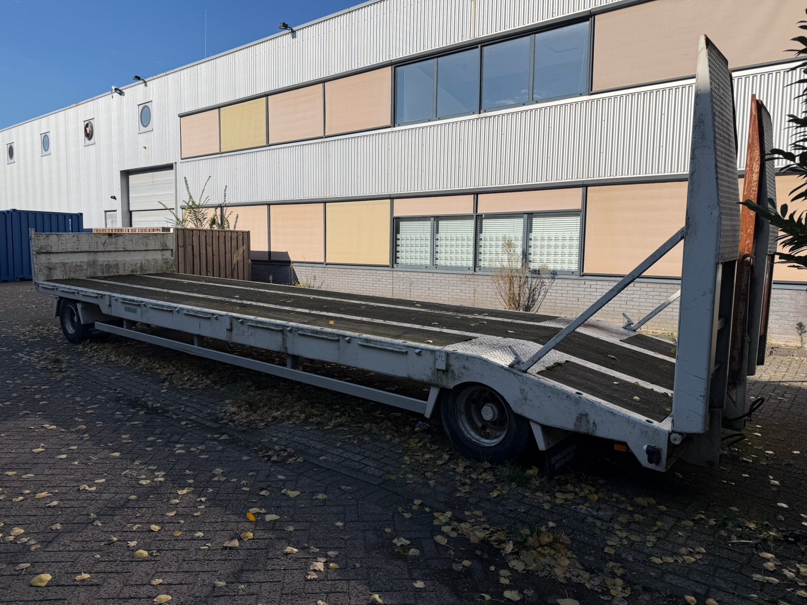 Zware Sevan-Janssens Dieplader/Autotransporter – Oprijplaten, Auto diversen, Ophalen, Gebruikt