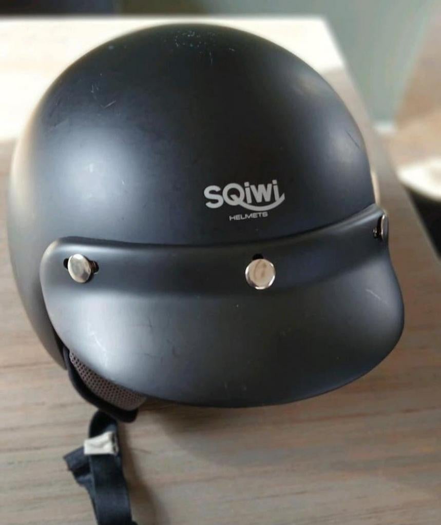 Scooter / motor helm zwart, Ophalen, Gebruikt, Extra large of groter