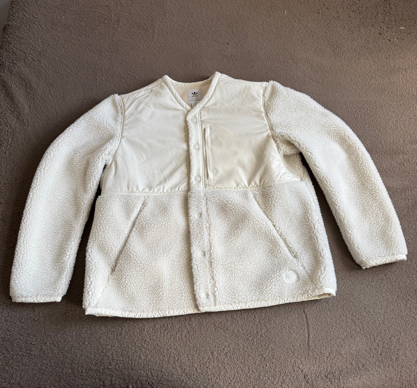 adidas Originals  Wings + Horns Sherpa Jacket – Nieuw – XL, Kleding | Heren, Jassen | Winter, Ophalen, Nieuw, Maat 56/58 (XL)