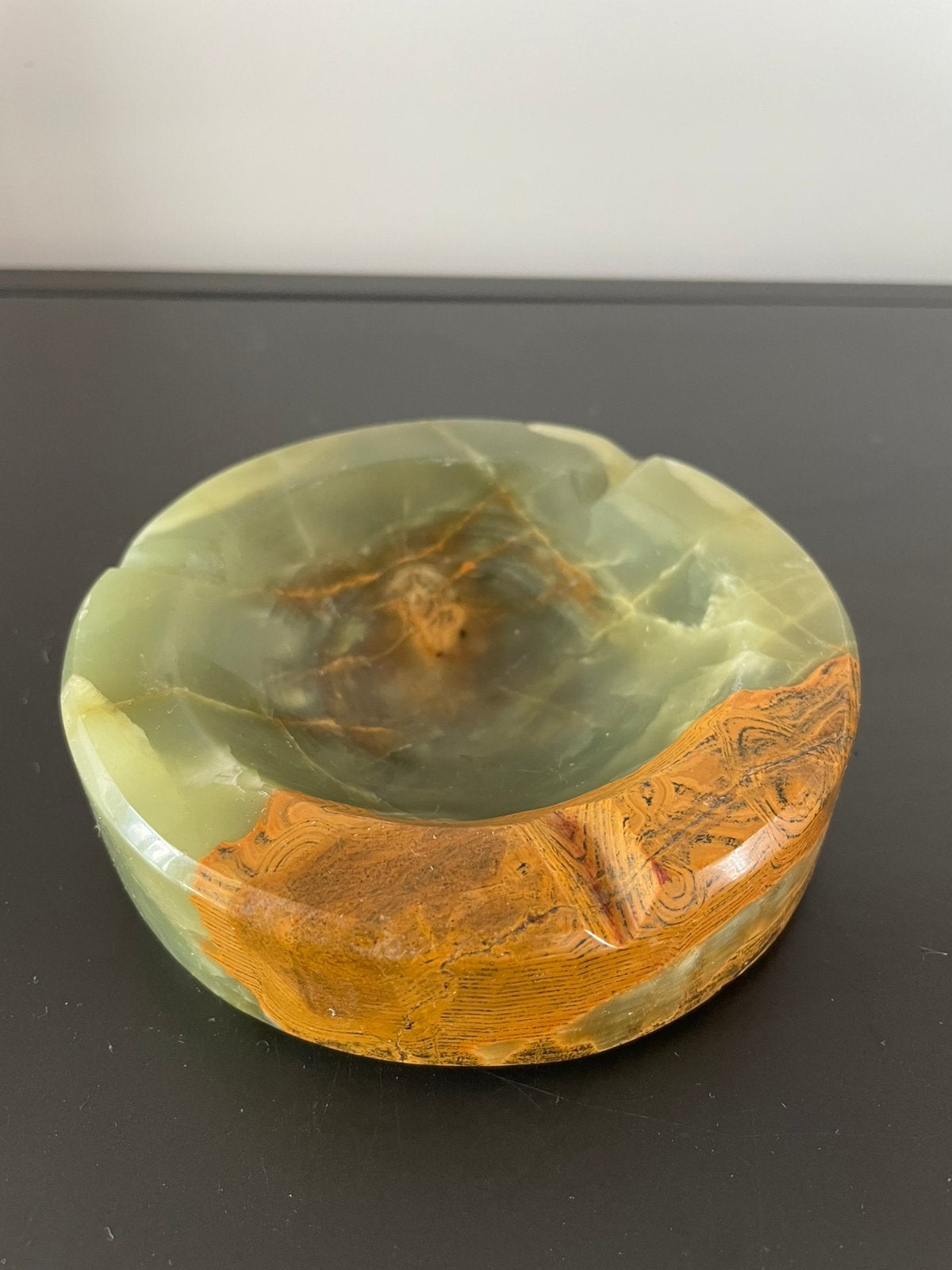 Marble Ashtray | Mid-Century Stone Catchall, Ophalen of Verzenden