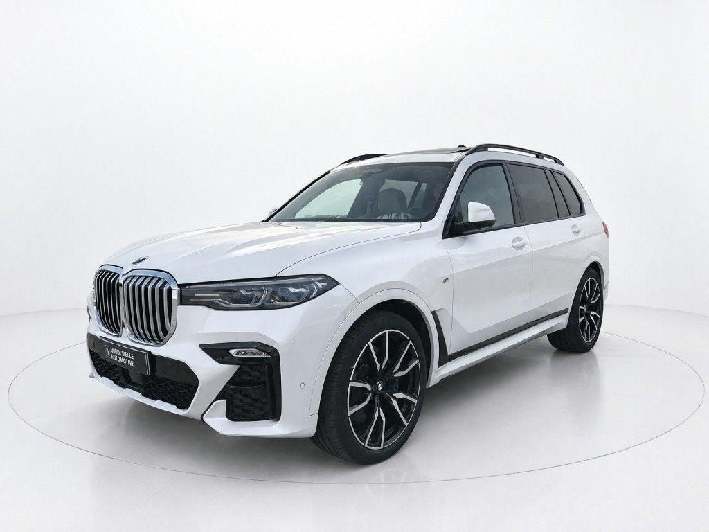 Bmw X7 XDRIVE40I HIGH EX. M Sport 7P Laser, Pano, HUD, Auto's, Automaat, Gebruikt, Euro 6, 7 stoelen