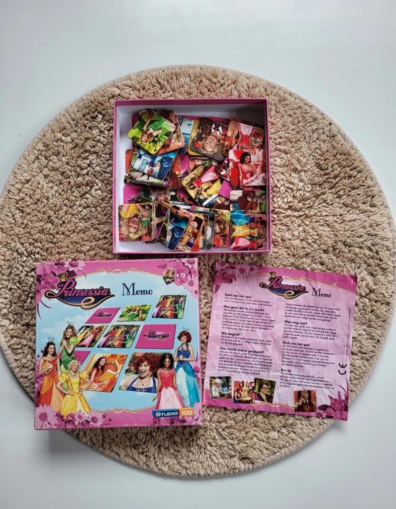 Memo spel - Prinsessia - 72 kaarten, Ophalen of Verzenden, Zo goed als nieuw, Ontdekken