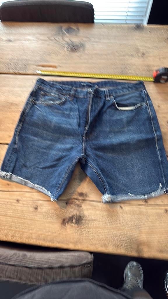 Levi’s selvedge denim short maat 36, Ophalen of Verzenden, Zo goed als nieuw, Blauw