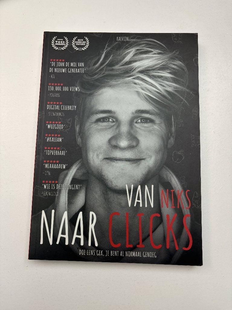 Van niks naar clicks - Kalvijn, Non-fictie, Verzenden, Kelvin Boerma, Zo goed als nieuw