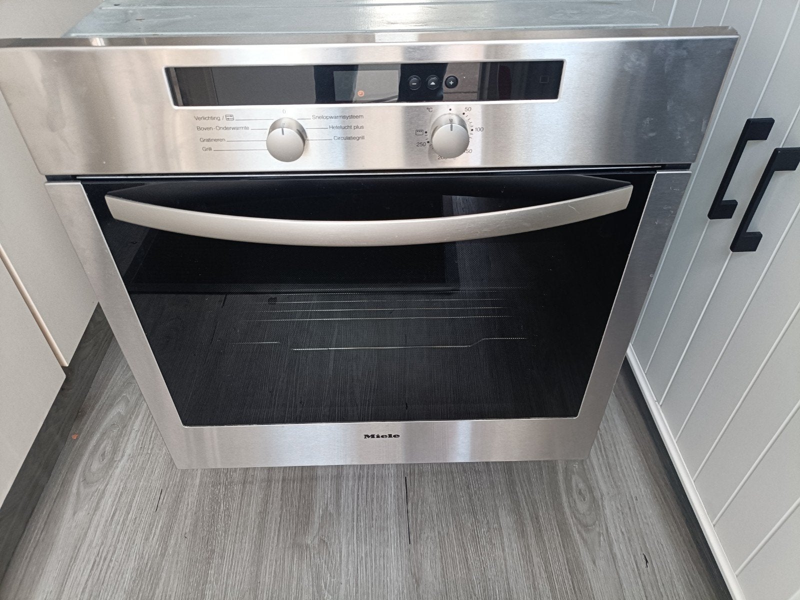 Miele inbouw oven, Ophalen, Hete lucht, 60 cm of meer, Inbouw