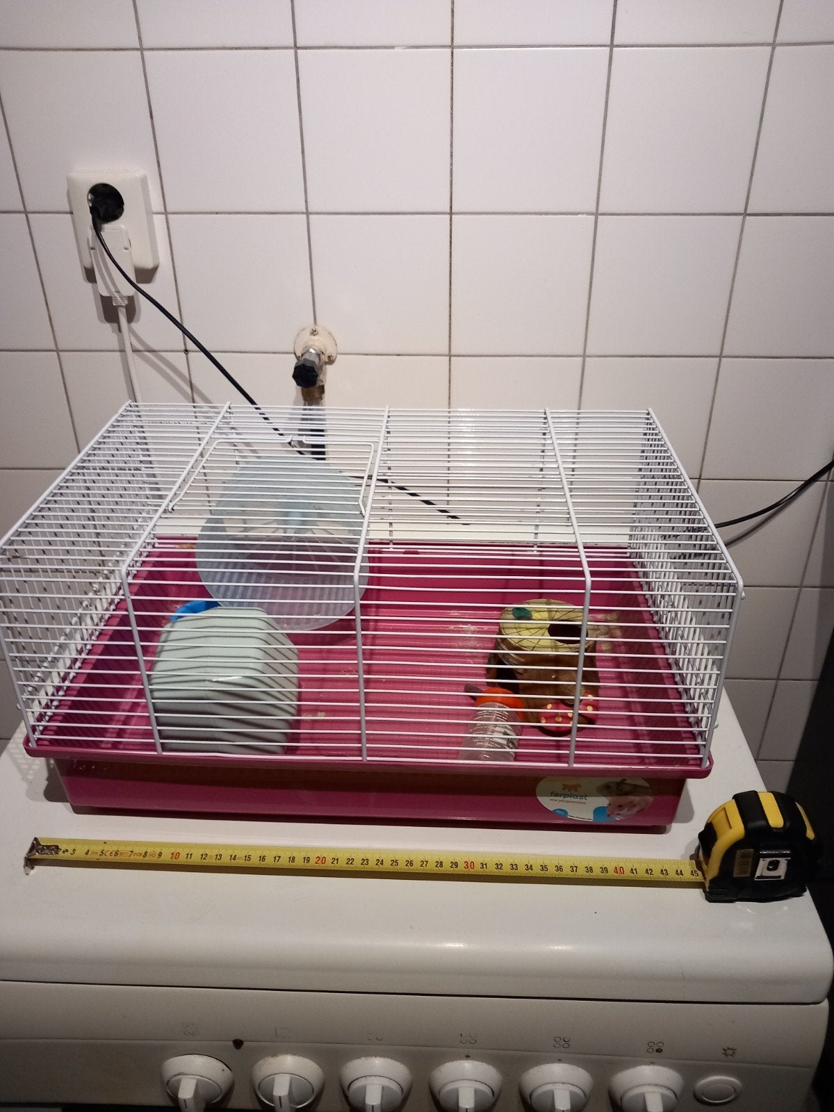 Hamsterkooi/rattenkooi. Ophalen is in Delft, Kooi, Gebruikt, Minder dan 75 cm, Ophalen