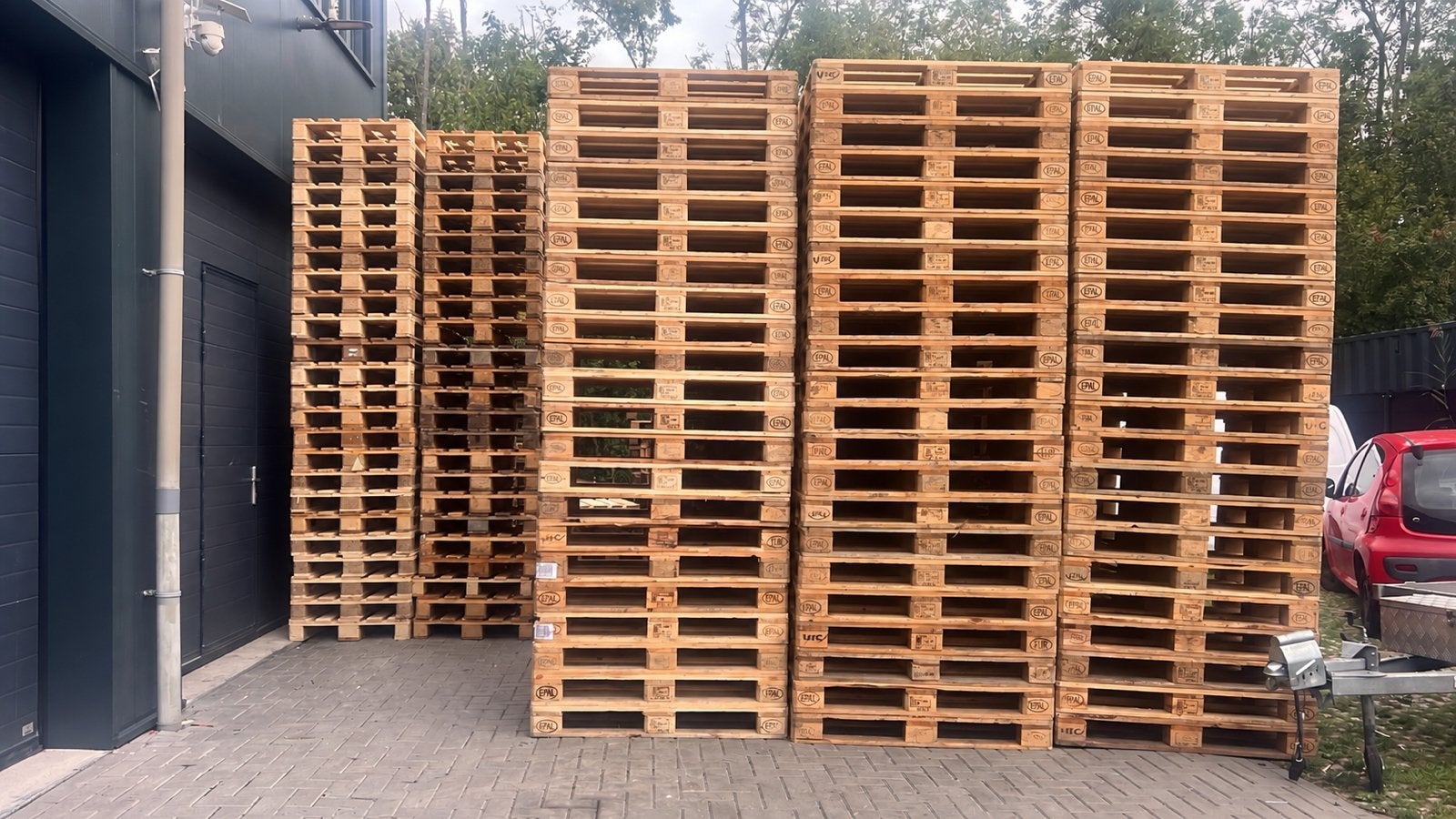 10.000 epal europallets euro pallets, Ophalen, Zo goed als nieuw, 50 mm of meer, Pallet