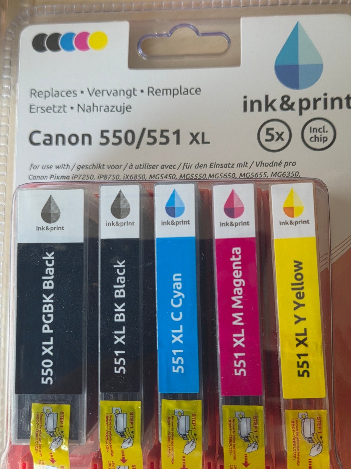cartridges Canon C 550/551, zie verder foto 2., Ophalen of Verzenden