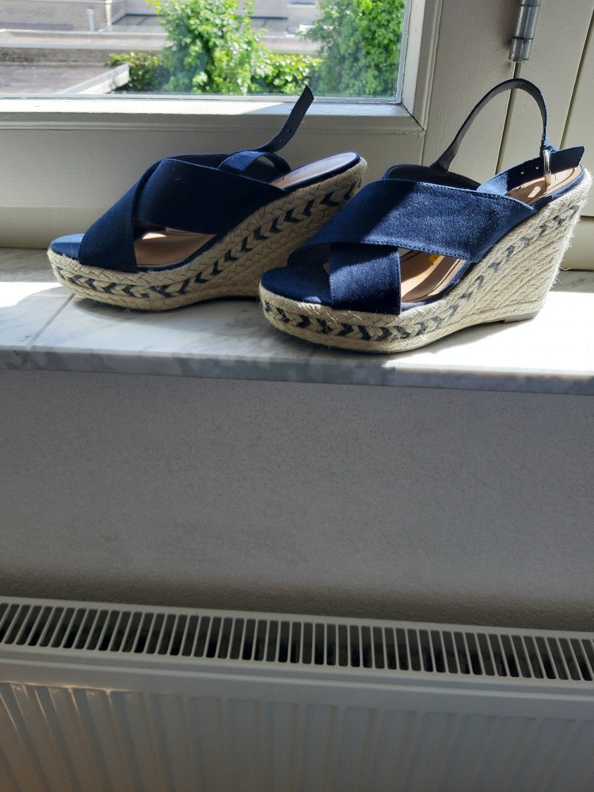 Nieuwe blauwe espadrilla's maat 38, Ophalen of Verzenden, Nieuw, Blauw