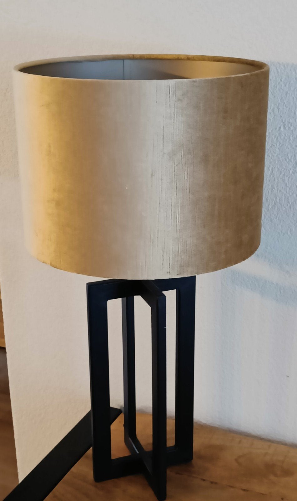 Tafellamp zwart brons, Zwart, Ophalen of Verzenden, Light & Living