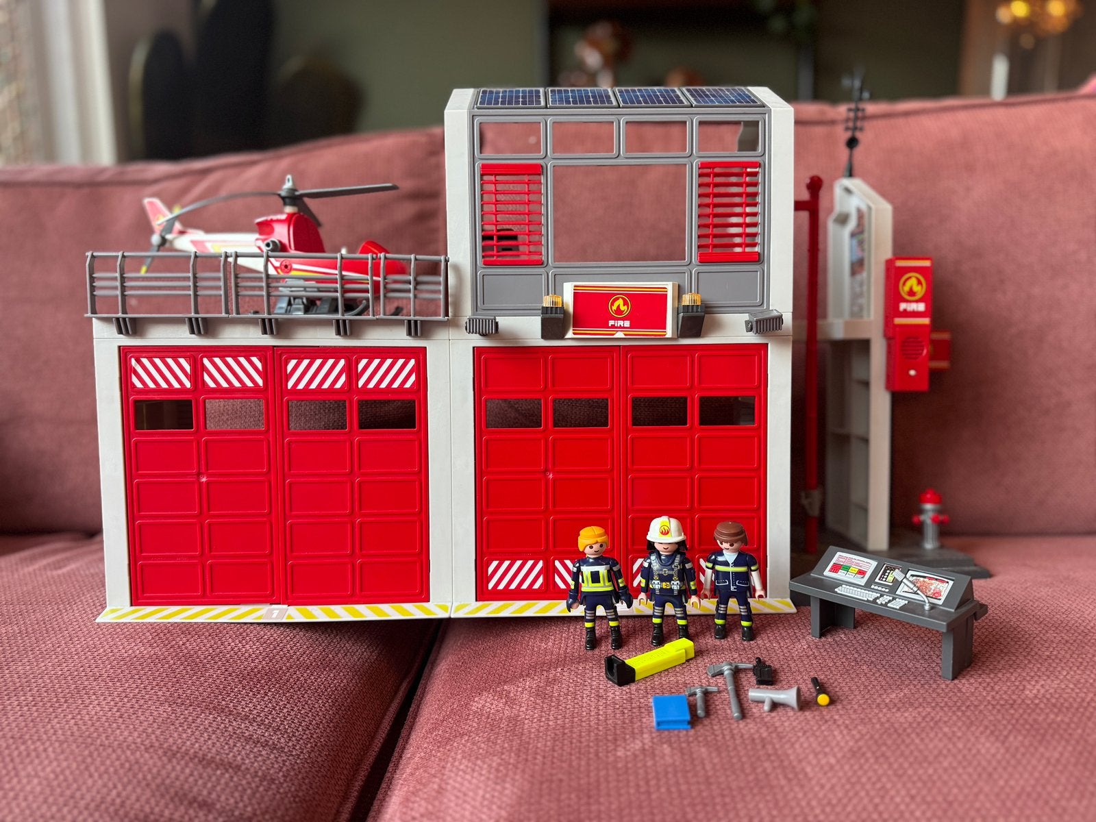 Playmobil Brandweerkazerne - 9462, Kinderen en Baby's, Speelgoed | Playmobil, Gebouw, Complete set, Ophalen of Verzenden, Zo goed als nieuw