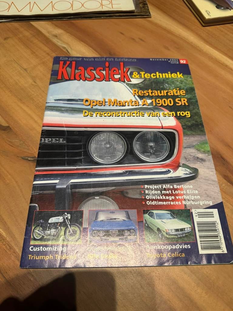 Tijd schrift opel manta toyota celica, Boeken, Auto's | Boeken, Ophalen of Verzenden, Zo goed als nieuw, Opel