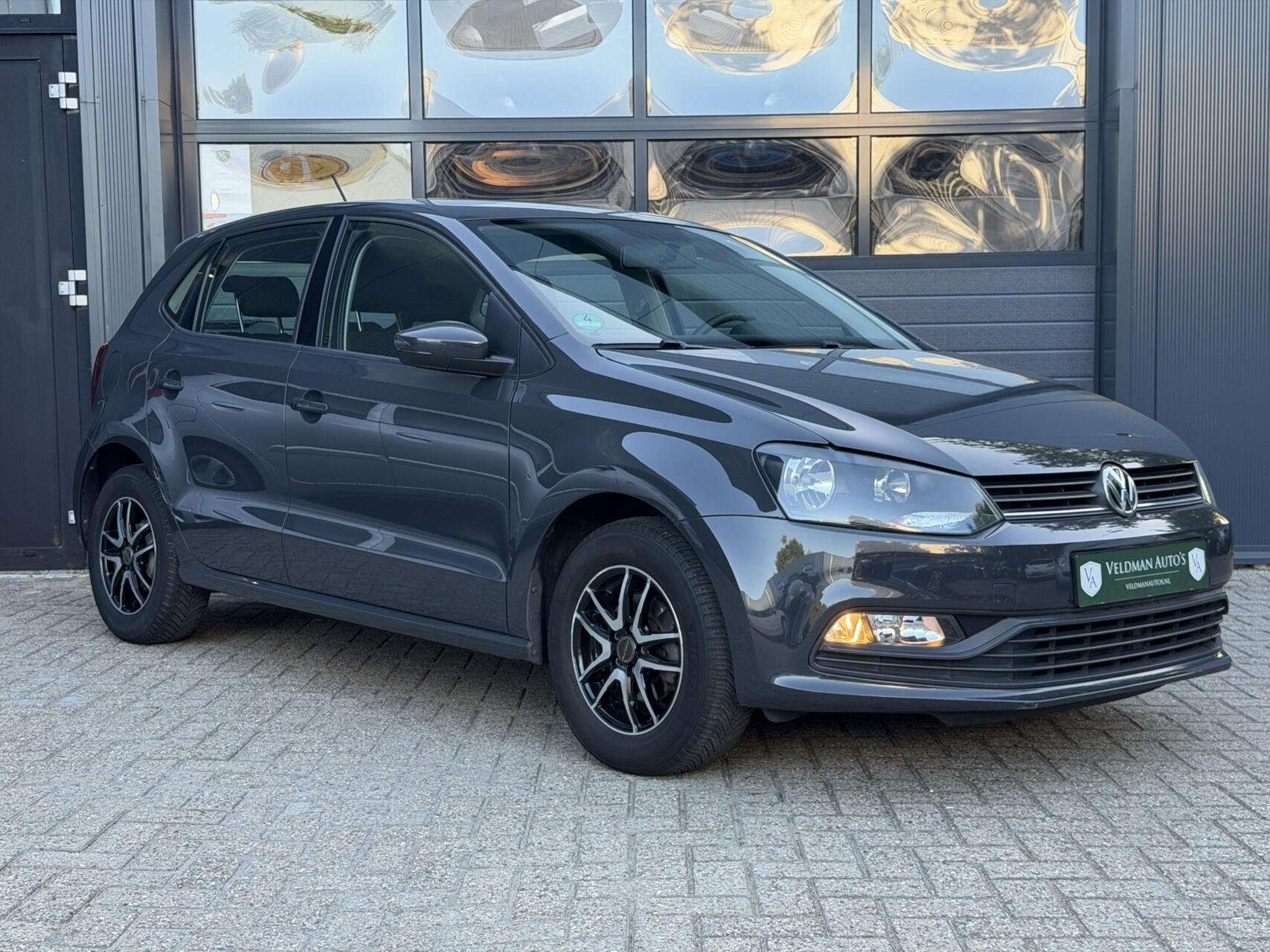 Volkswagen Polo 1.0 | 1e Eigenaar | Dealer ODH | Airco, Auto's, Dealer onderhouden, Stof, Gebruikt, Zwart