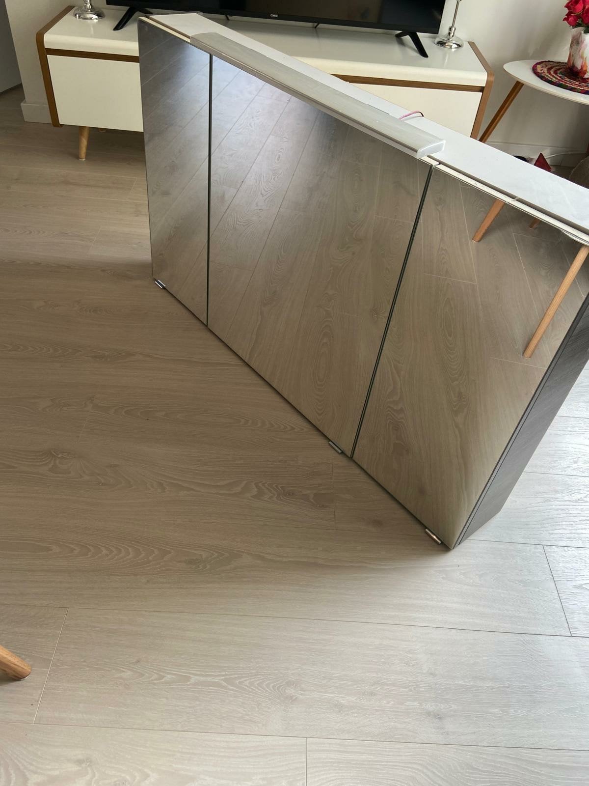 spiegelkast badkamer, Spiegelkast, 100 tot 150 cm, Ophalen of Verzenden, Zo goed als nieuw