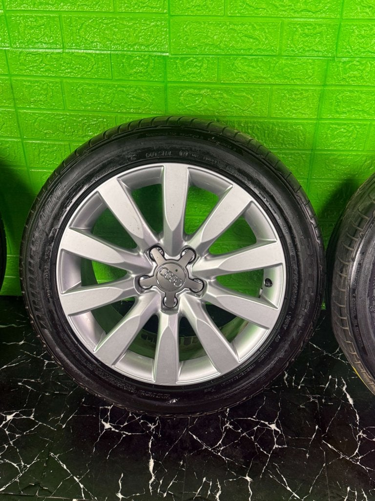 Originele Audi A4 S4 A5 S5 Caddy velgen 17" 5x112 zomer 8mm!, Niet ingevuld, Banden en Velgen, Niet ingevuld, 17 inch