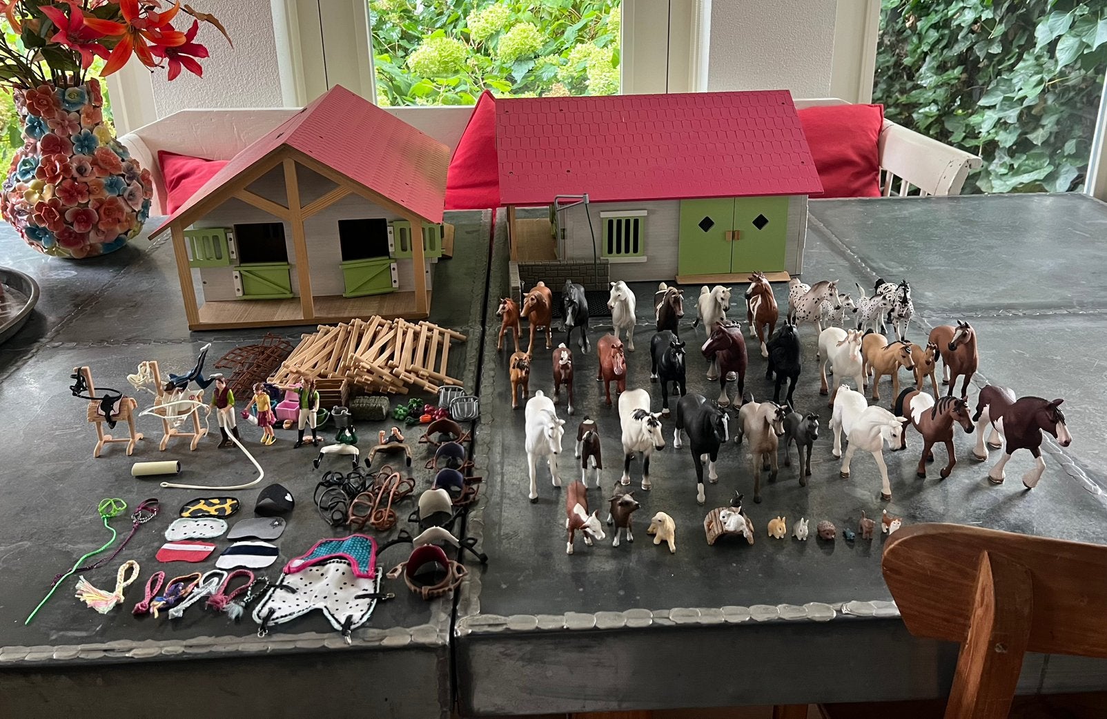 Schleich, complete luxe set, Ophalen of Verzenden, Zo goed als nieuw