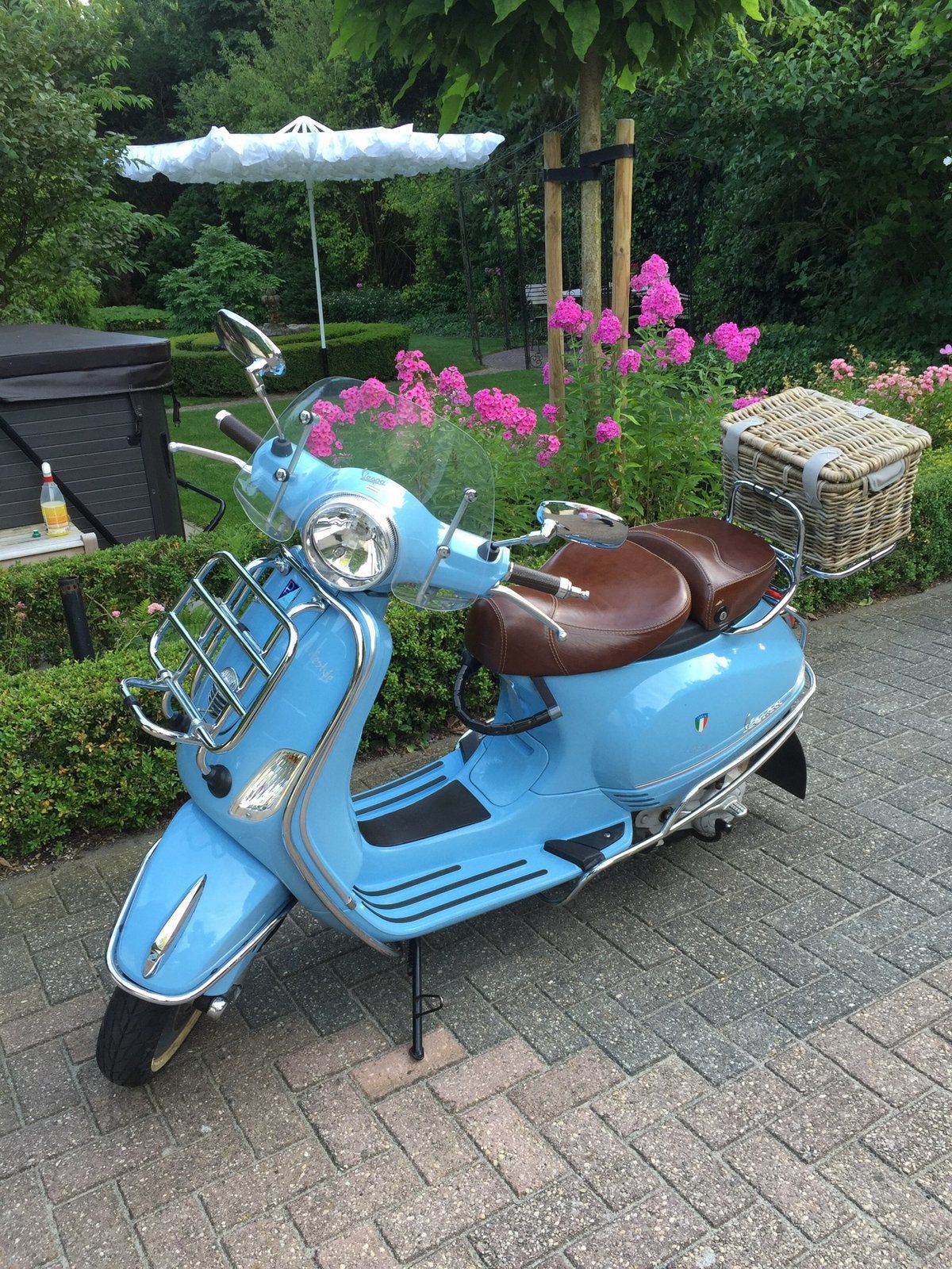 Collectors item: Vespa Piaggio LX-50 uit 2008 - Baby Blue, Ophalen, Gebruikt, Overige modellen, Benzine