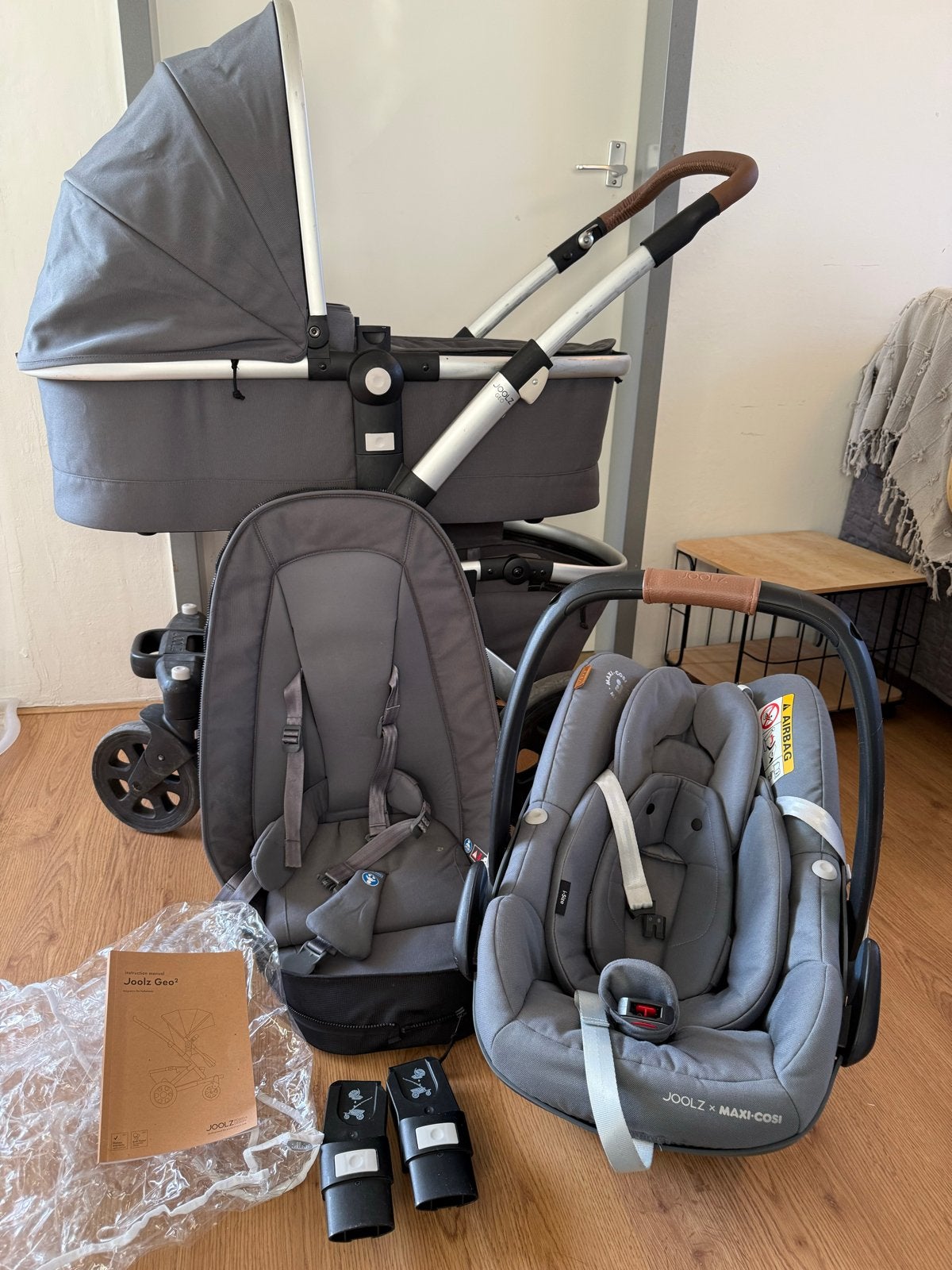 Joolz Geo 2 kinderwagen met Maxi-Cosi autostoel, Kinderen en Baby's, Kinderwagens en Combinaties, Gebruikt, Combiwagen, Met autostoeltje