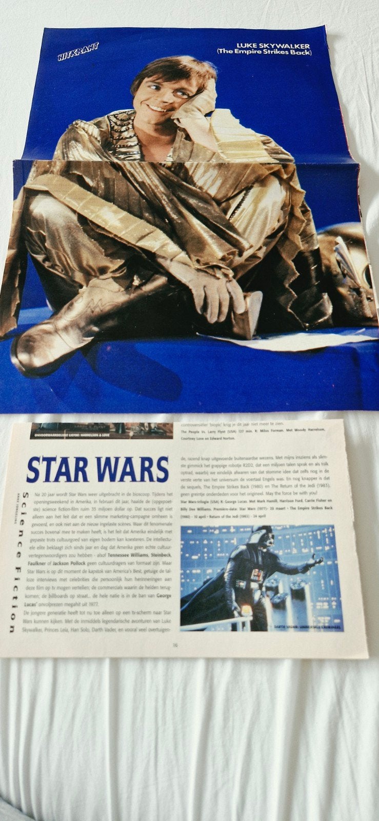 Hitkrant Poster: Luke Skywalker (The Empire Strikes Back), Verzamelen, Posters, Ophalen of Verzenden, A1 t/m A3, Film en Tv
